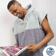 Herren Surf Poncho Altgrün - Whirlpool Haan