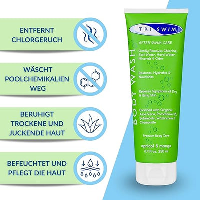 TRISWIM Anti Chlor Duschgel Aprikose-Mango - SPA Adria