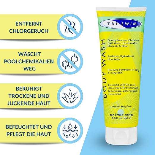 TRISWIM Anti Chlor Duschgel LImette Mango - SPA Adria